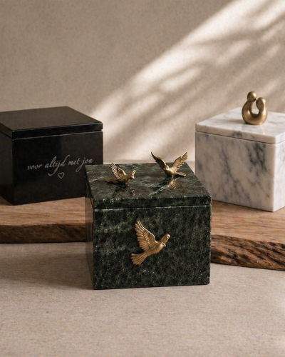 Urn, maatwerk omdat we allemaal afscheid nemen op eigen manier